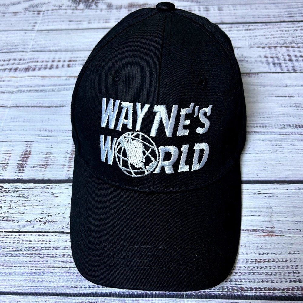 WAYNE'S WORLD Embroidered Cotton Twill TV Movie Cap Hat Adult